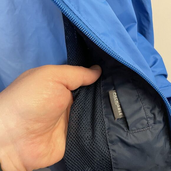 Columbia Glennraker Lake Rain Blue Waterproof Windbreaker Jacket Size XL - Picture 8 of 8